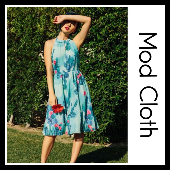 Modcloth Dresses & Skirts - ModCloth |Cactus Blogger the Better | A-line Dress